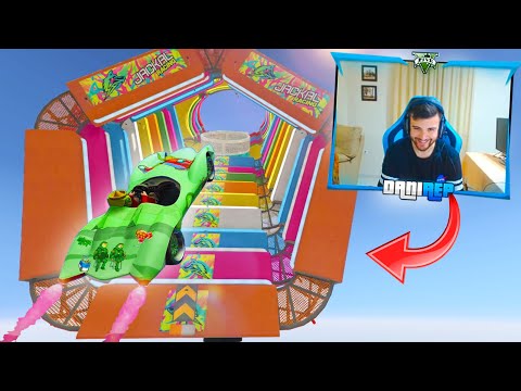 CARRERA INCREIBLE! SALTO 350.000% IMPOSIBLE!! - GTA V ONLINE