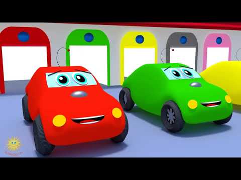 Autá a farby pre deti po anglicky