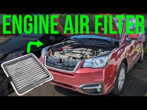 How to Replace Engine Air Filter - Subaru Forester (2014-2018)