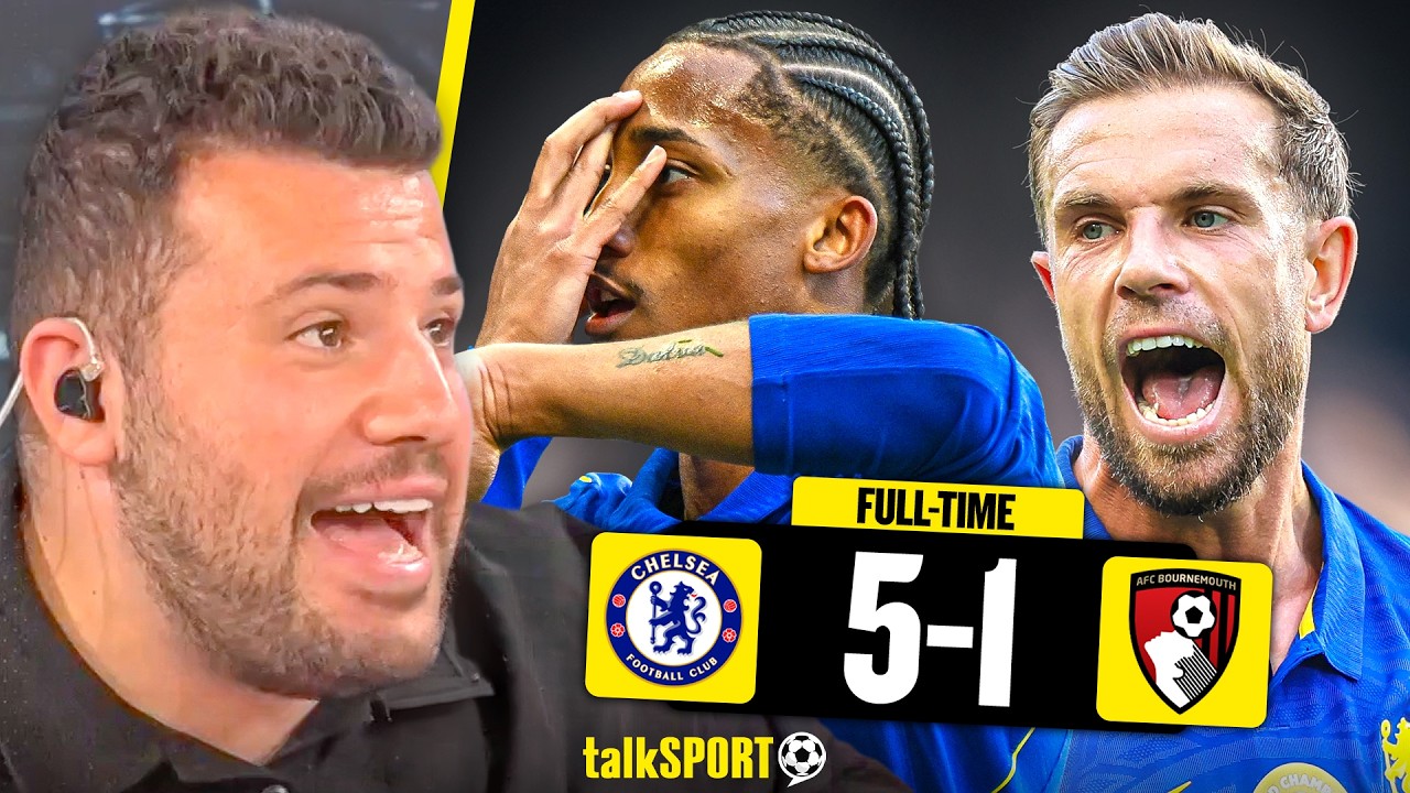 "Jordan Henderson that's SPECIAL!" Live Goals reaction as Chelsea RUN RIOT against Bournemouth!