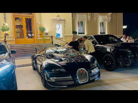 MONACO BILLIONAIRES NIGHTLIFE GIRLS & HYPERCARS[GOLD BUGATTI VEYRON]#monaco #supercars #billionaires