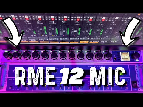 RME 12 Mic Unboxing & Wiring Setup with Audio Examples