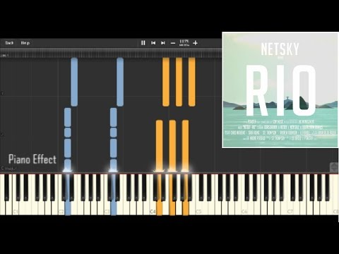 Netsky - Rio (Piano Tutorial Synthesia)