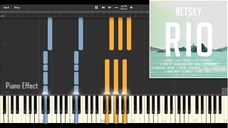 Netsky - Rio (Piano Tutorial Synthesia)
