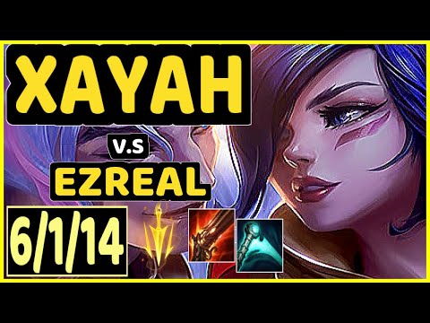 CATAN (XAYAH) vs EZREAL - 6/1/14 KDA BOTTOM ADC CHALLENGER GAMEPLAY - KR
