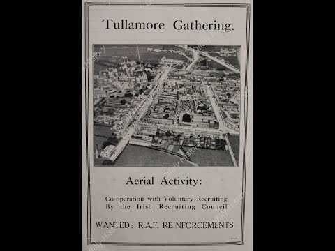 First Aerial Photo of Tullamore in 1918