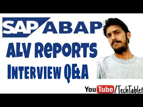 SAP ABAP -  ALV Report Interview Q&A