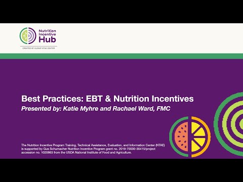 SNAP 101: Best Practices for EBT & Nutrition Incentives
