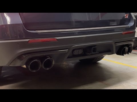 Ford Explorer ST AWE Exhaust Installation. Sound Before & After. FULL SEND