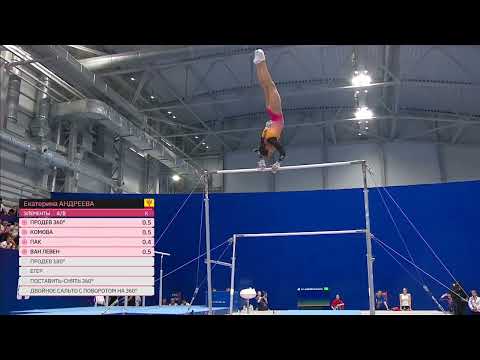 🥈 Ekaterina Andreeva UB EF 14.300 2025 Russian Cup