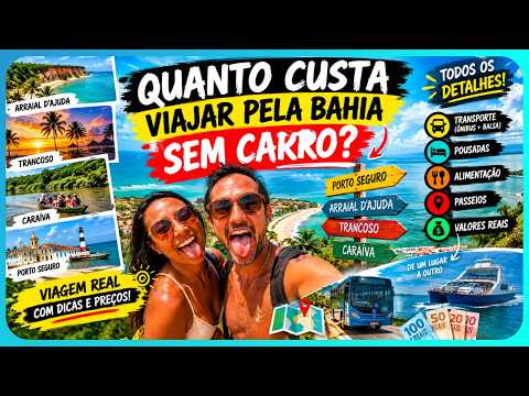 Quanto Gastamos em Porto Seguro, Arraial, Trancoso e Caraíva?