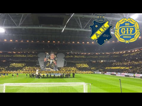 ”Å vi e AIK”-AIK vs GIF Sundsvall 4/11-2018 - Allsvenskan