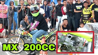 Download lagu GILA !!! MX 200cc vs NINJA 155cc mp3