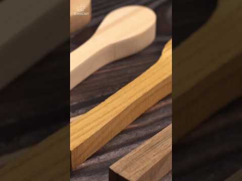 Get carving in no time! Our pre-cut wooden blanks make spoon carving a breeze 🪵🥄#BeaverCraft #Wood