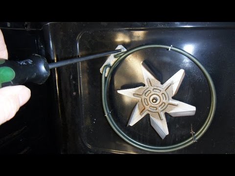 How to replace and fix an electric fan oven heater element.