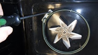 How to replace and fix an electric fan oven heater element