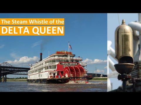 Steamboat DELTA QUEEN steam whistle