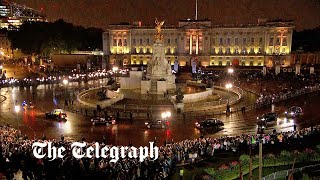 video: Queen Elizabeth II's coffin arrives for monarch’s final night at Buckingham Palace