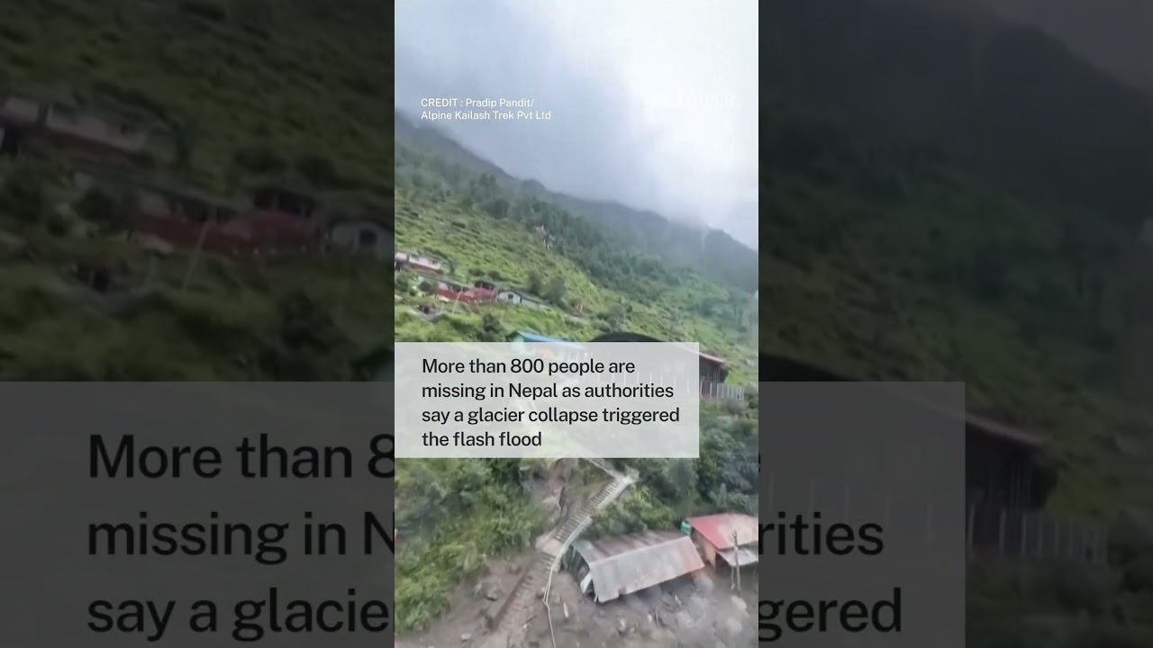 Rescuers search for survivors after huge flood on Nepal-Tibet border