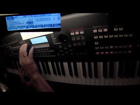 Yamaha MOXF Reset to Factory and setup