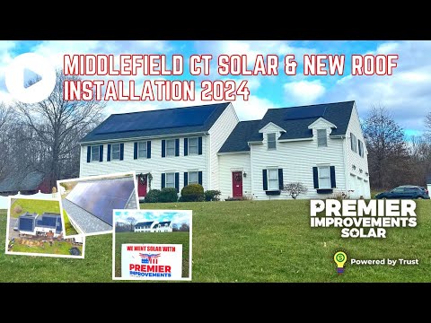 Middlefield Solar Plus Roof Install