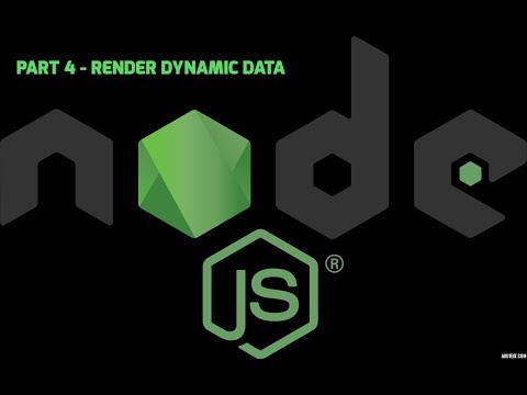 Node Js Tutorial Part 4 Rendering Dynamic Data On Single Page Code Buffoon