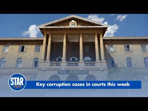 Key corruption cases in courts this week