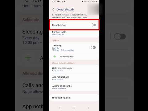 do not disturb || How to On/OFF do not disturb || #shorts