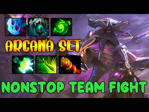 NONSTOP TEAM FIGHT [ Faceless Void ] BEAUTIFUL ARCANA SET - DOTA 2 GAMEPLAY
