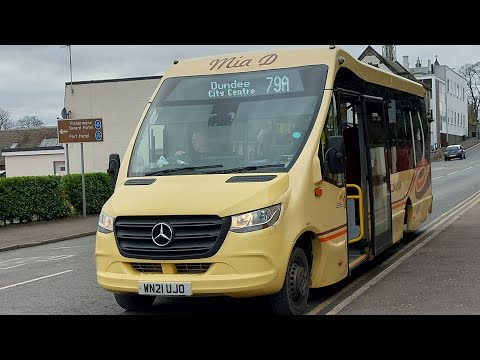 Moffat & Williamson Mercedes-Benz Sprinter Mellor Strata Ultra WN21 UJO on service 79A