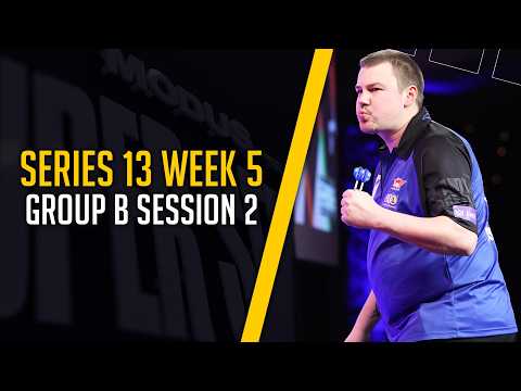 WHO WILL WIN GROUP B!?!🎯 🤩 | Live Darts |  Series 13 Week 5 | Group B Session 2