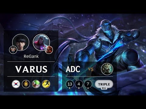 Varus ADC vs Rengar - KR Challenger Patch 9.10