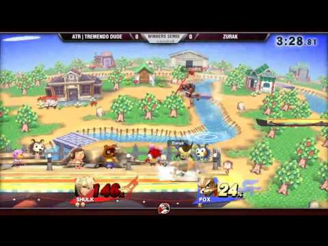 VS Arcadian 10/1/16 - Winners Semis - Tremendo Dude (Shulk) vs Zurak (Fox) - Smash 4