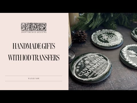 Create Beautiful Handmade Gifts with IOD Transfers and Resin