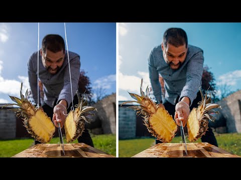 How to do Fruit Levitation Photography - Tutorial