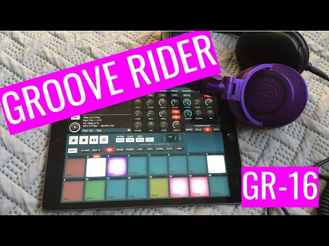 iPad Dawless jam with Groove Rider GR-16