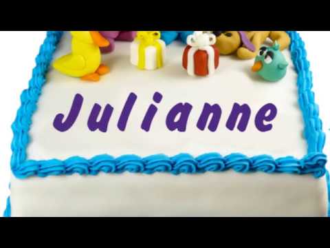 Happy Birthday Julianne