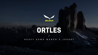 Dámská bunda Salewa ORTLES HEAVY PTX/RDS DOWN JACKET Blue Electric