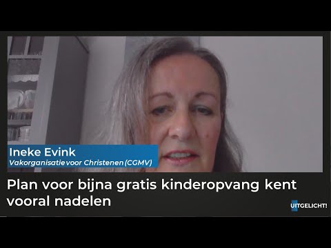 Uitgelicht! 21 juni 2023 - Ineke Evink CGMV over het plan van gratis kinderopvang