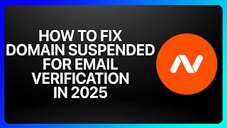 How To Fix Domain Suspended For Email Verification In Namecheap ! Tutorial