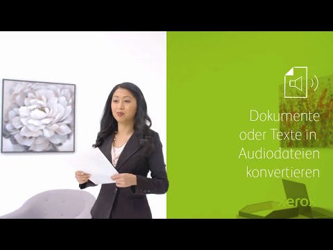 Mit ein paar Klicks können Sie jedes Dokument im Handumdrehen in eine Audiodatei umwandeln.