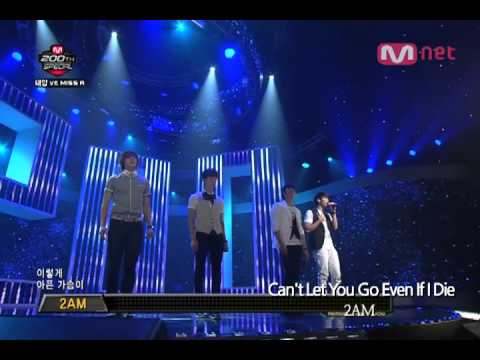 [K-POP] Mnet - M countdown, 2AM - Can't Let You Go Even If I Die