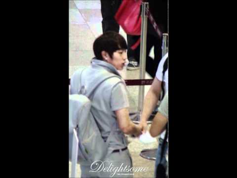 [Fancam] 110526 Doojoon -  finish record M!countdown "Go to Jeju Island"