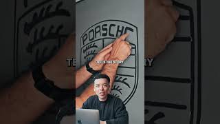 The Hidden Meaning Behind the Porsche Logo 🕵️‍♂️    #shorts