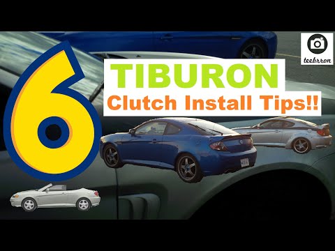 6 Tiburon Clutch Removal and Install Tips #hyundai #clutch #tips