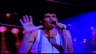 Animotion performing I Engineer at Montreux Rock Festival 1985.