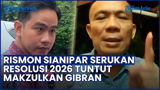 Ajak Aksi People Power Turun ke Jalan! Rismon Sianipar Serukan Resolusi 2026 Tuntut Makzulkan Gibran