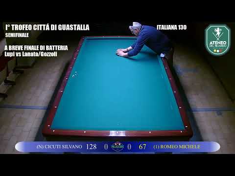 Cicuti Silvano vs Romeo Michele - I° Trofeo Città di Guastalla