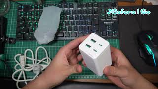【開封動画】#138「usbc 充電器 120W合計出力 PD充電器 100W 最大出力 GaNIII技術 usb type c 充電器 PD3 0QC3 0 4ポート PSE認証済み 自動的に電流配