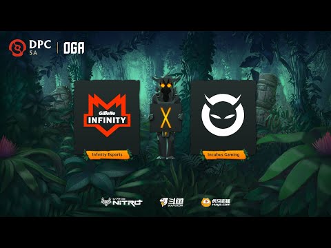 Infinity Esports vs Incubus Gaming | OGA DPC SA Regional League Lower Division (BO1) | - Game 1